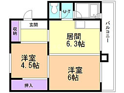 間取図画像 1LDK