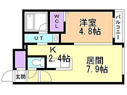 間取図画像 1LDK