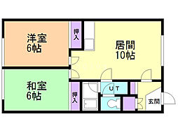 ベーシック78 2LDKの間取図画像