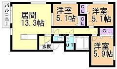 物件の間取り