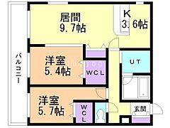 物件の間取り