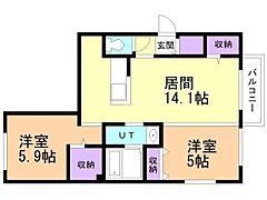物件の間取り