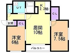 物件の間取り