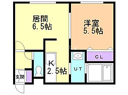間取図画像 1LDK