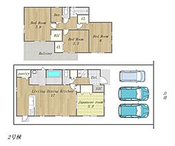 物件画像 新築戸建　倉敷市八王寺　中洲小学校・西中学校エリア