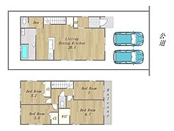 物件画像 新築戸建　岡山市南区藤田1期　第二藤田小学校・藤田中学校