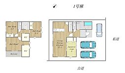 新築戸建　倉敷市連島中央3丁目1期　連島西浦小・連島中エリア