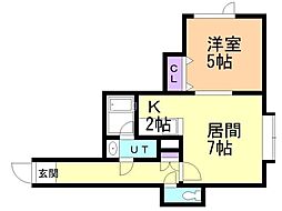間取図画像 1LDK