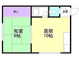 ジェーハイツ白石中央　2 2階