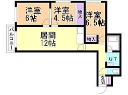 間取図画像 3LDK