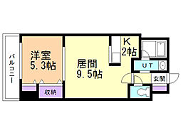 間取図画像 1LDK