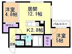 JR函館本線 白石駅 徒歩4分 4階/-