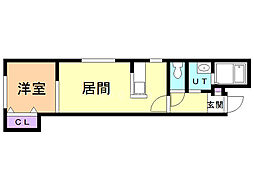 Ｍ’ｓ　ｓｑｕａｒｅ 4階1LDKの間取り