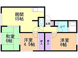 間取図画像 3LDK