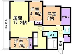 間取図画像 3LDK
