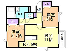 物件の間取り