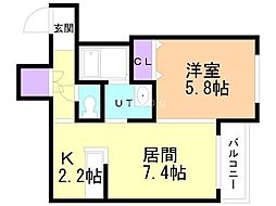 間取図画像 1LDK