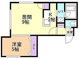 間取図画像 1LDK