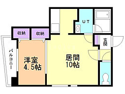 エミネンス南郷14 1LDKの間取図画像