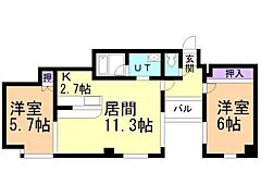 物件の間取り