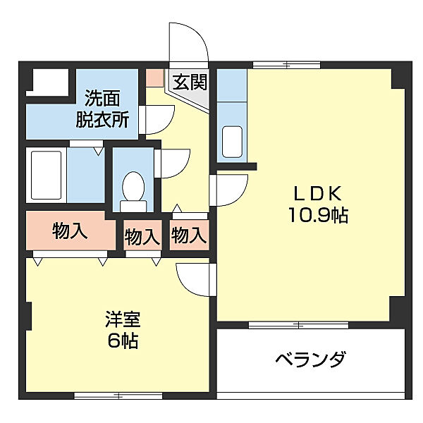 ラ・アンドリーナ ｜和歌山県和歌山市紀三井寺(賃貸マンション1LDK・2階・40.38㎡)の写真 その2