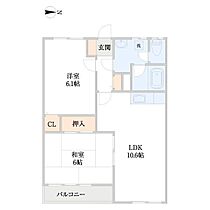 ベルハウス布施屋II 105 ｜ 和歌山県和歌山市布施屋（賃貸アパート2LDK・1階・53.94㎡） その2