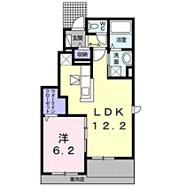 モーンガータI 101 ｜ 和歌山県御坊市藤田町吉田304-1（賃貸アパート1LDK・1階・45.19㎡） その2