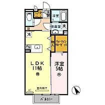 ソフィアルーチェ 207 ｜ 和歌山県和歌山市和歌浦東２丁目（賃貸アパート1LDK・2階・41.76㎡） その2