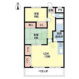 フローラ重根 2階