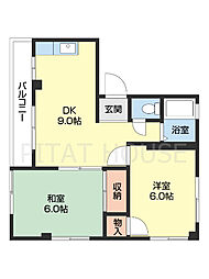 ドルミ六十谷 3階/301