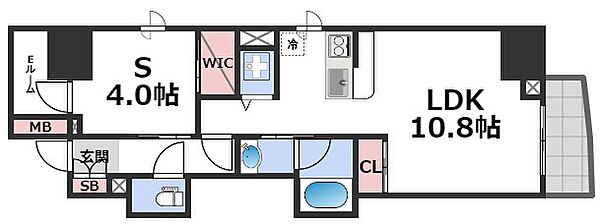 セレニテフラン本町 ｜大阪府大阪市中央区久太郎町2丁目(賃貸マンション1SLDK・10階・49.97㎡)の写真 その2