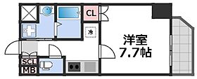 Siete　布施駅前  ｜ 大阪府東大阪市足代新町9-17（賃貸マンション1K・6階・25.20㎡） その2