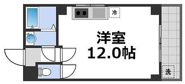 グローリーハイツ東成 ｜大阪府大阪市東成区神路1丁目(賃貸マンション1R・3階・28.00㎡)の写真 その2