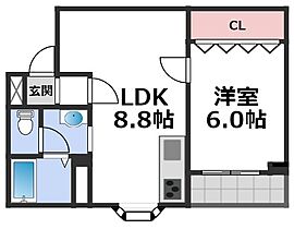 クィーンライフ舎利寺  ｜ 大阪府大阪市生野区舎利寺1丁目11-5（賃貸マンション1LDK・7階・35.00㎡） その2