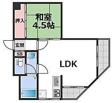 メゾン大央  ｜ 大阪府大阪市天王寺区上本町5丁目1-1（賃貸マンション1LDK・3階・45.00㎡） その2