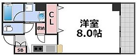 キャナルコート松屋町  ｜ 大阪府大阪市中央区松屋町10-9（賃貸マンション1K・6階・25.26㎡） その2