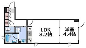 LEGALAND清水谷  ｜ 大阪府大阪市天王寺区清水谷町11-5（賃貸マンション1LDK・2階・31.70㎡） その2