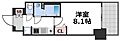 プレサンス谷町九丁目駅前7階7.1万円