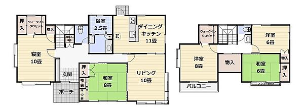 間取りを拡大表示