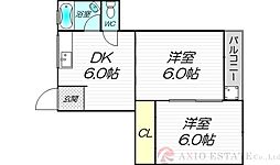 シャローム十三東II 3階