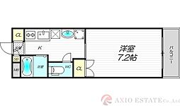 グランドハイツEm 1Kの間取図画像