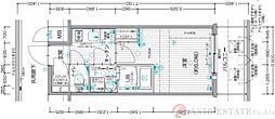 エスリード新大阪グランゲートSOUTH 1Kの間取図画像