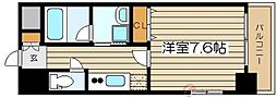 セレッソコート新大阪 1Kの間取図画像