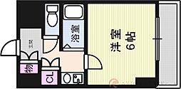 ラ・レジダンス・ド・江坂 1Kの間取図画像