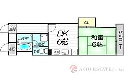 シャンティマサノ 1DKの間取図画像