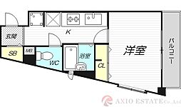 茶苑館 1DKの間取図画像