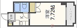 エクセレンス新大阪 1Kの間取図画像