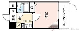 エスリード新大阪第7 1Kの間取図画像