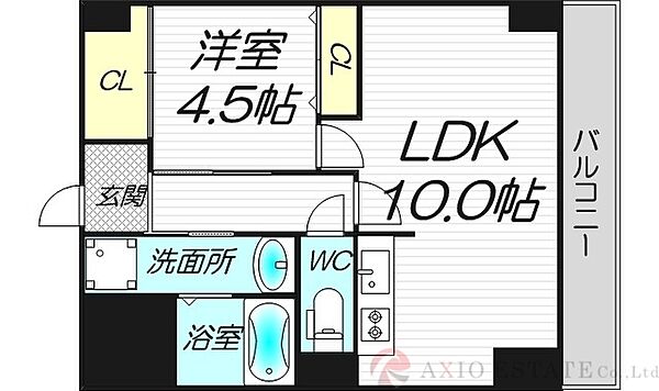 サムティ新大阪ＷＥＳＴ ｜大阪府大阪市淀川区西宮原2丁目(賃貸マンション1LDK・13階・42.70㎡)の写真 その2