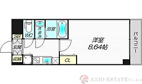 AZURE ESAKA  ｜ 大阪府吹田市江坂町1丁目16-2（賃貸マンション1K・7階・26.40㎡） その2